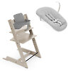 Stokke Tripp Trapp Newborn Complete - Серый кашемир / Бук (Cashmere Grey / Storm Grey BS / Grey NS)
