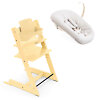 Stokke Tripp Trapp Newborn Complete - Лимонный / Бук (Lemon Yellow BS / Vanilla White NS)