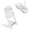 Stokke Tripp Trapp Newborn Complete - Белый / Бук (White BS / Vanilla White NS)