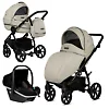 Tutis Uno3 Plus Eco / Etno + Elo i-Size - Молочный (Black Sesame ECO)