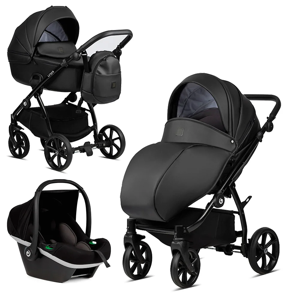 Tutis Uno3 Plus Eco / Etno + Elo i-Size - Чёрный (Jet Black ECO)