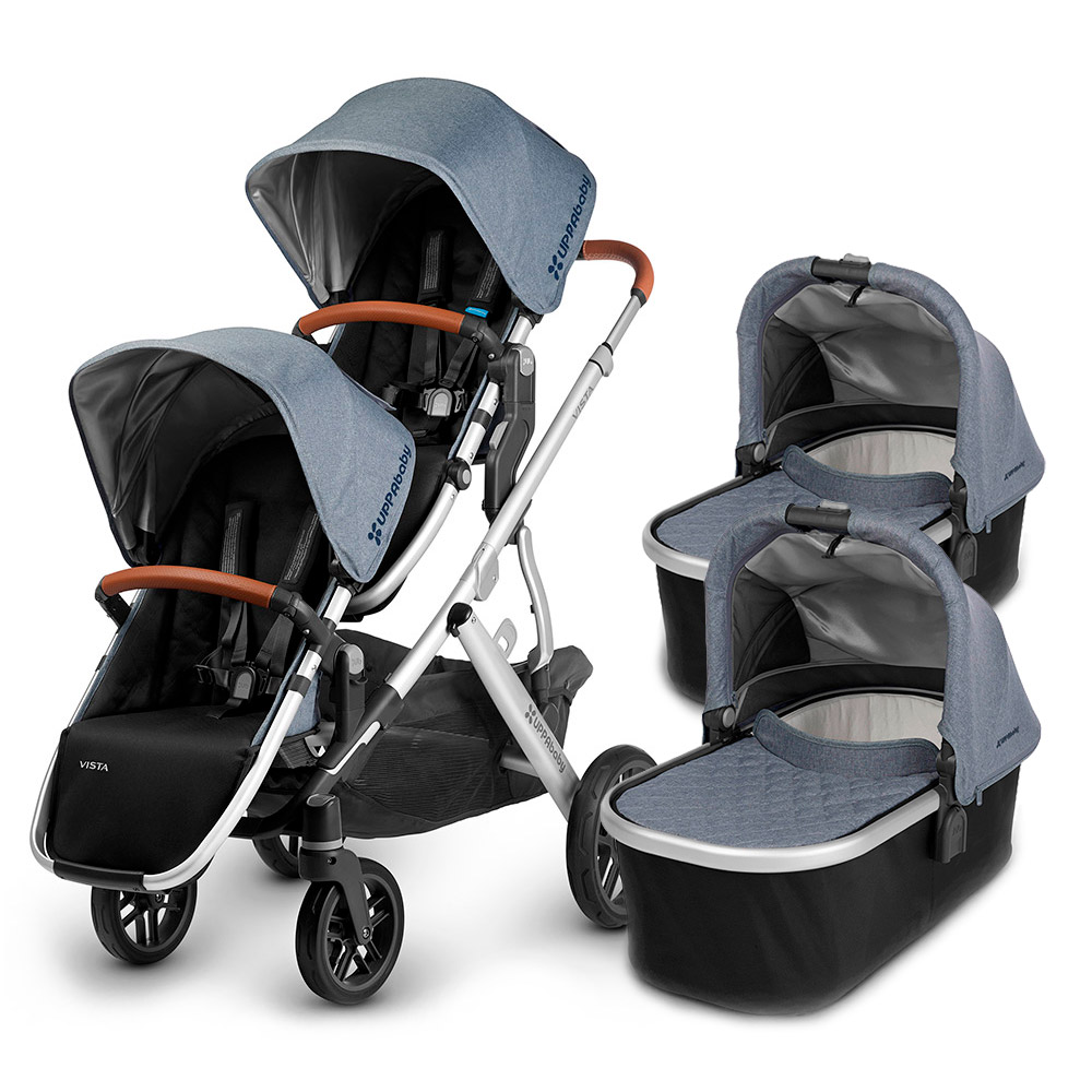 UPPAbaby Vista - Голубой меланж (Gregory - 2018)
