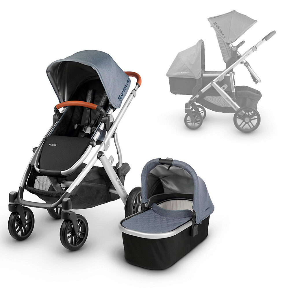 UPPAbaby Vista - Голубой меланж (Gregory - 2018)