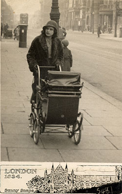 История детских колясок в фотографиях - 1934 год