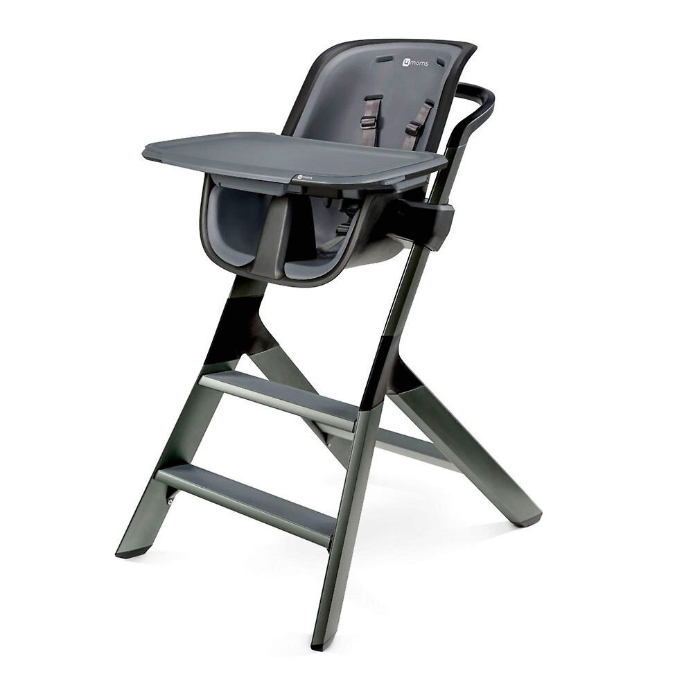 4moms High Chair - Стальной (Black / Grey)