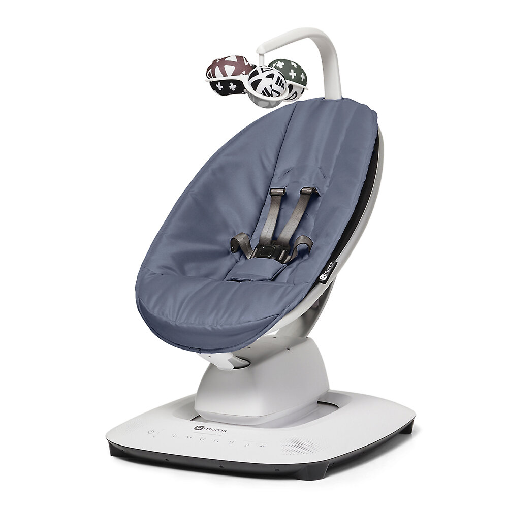 4moms mamaRoo New - Тёмно-синий (Slate Blue - 2024)