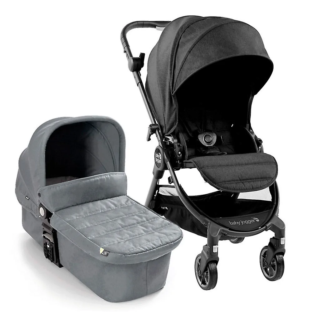 Baby Jogger City Tour LUX - Тёмно-серый / Серая люлька (Granite / Slate)
