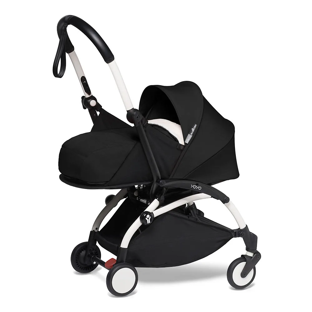 BabyZen YoYo 2 0+ - Чёрный / Белая рама (Black)