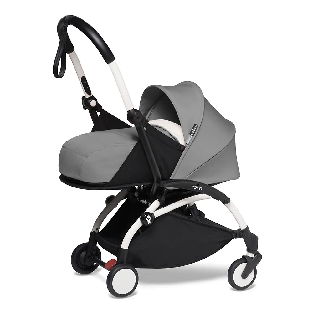 BabyZen YoYo 2 0+ - Серый / Белая рама (Grey)