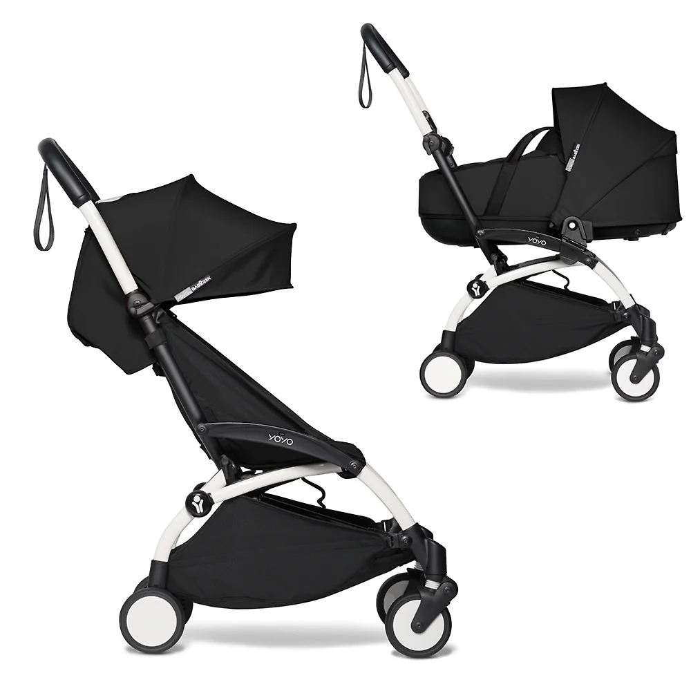 BabyZen YoYo 2 - Чёрный / Белая рама (Black)