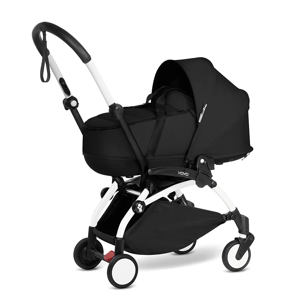 BabyZen YoYo 2 0+ - Чёрный / Белая рама (Black)