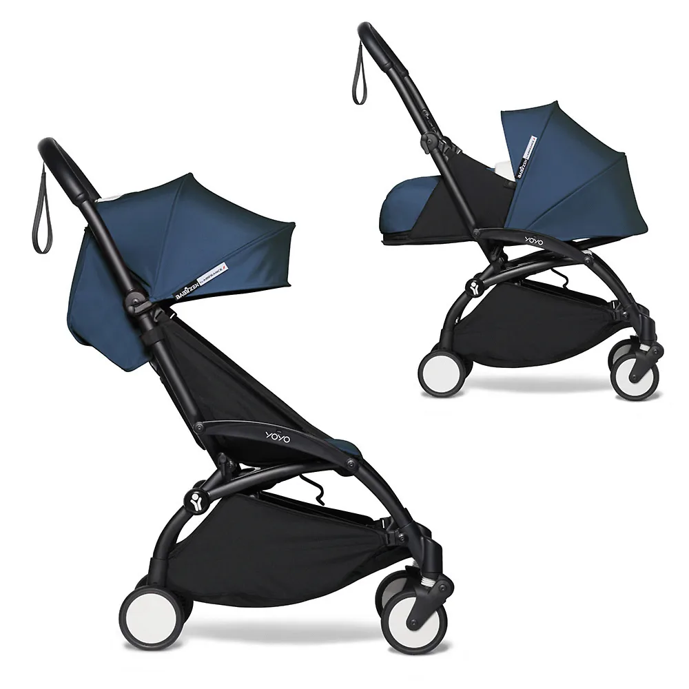 BabyZen YoYo 2 - Лимитированная серия / Чёрная рама (Air France Blue)