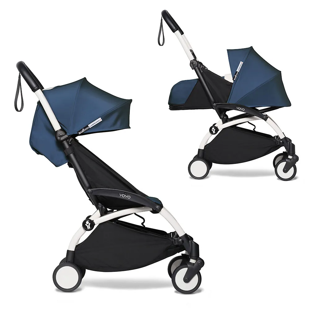 BabyZen YoYo 2 - Лимитированная серия / Белая рама (Air France Blue)