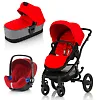 Britax Affinity 2 + Baby-Safe i-Size - Чёрная рама / Красный (Flame Red)
