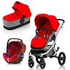 Britax Affinity 2 + Baby-Safe i-Size - Серебристая рама / Красный (Flame Red)