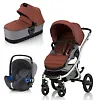 Britax Affinity 2 + Baby-Safe i-Size - Серебристая рама / Коричневый (Wood Brown)