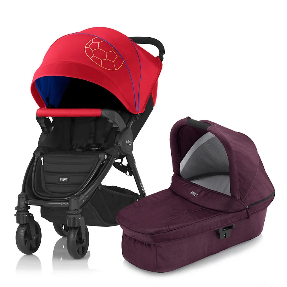 Britax B-Agile Plus - Красно-синий (Football Limited Edition / Wine Red Denim)