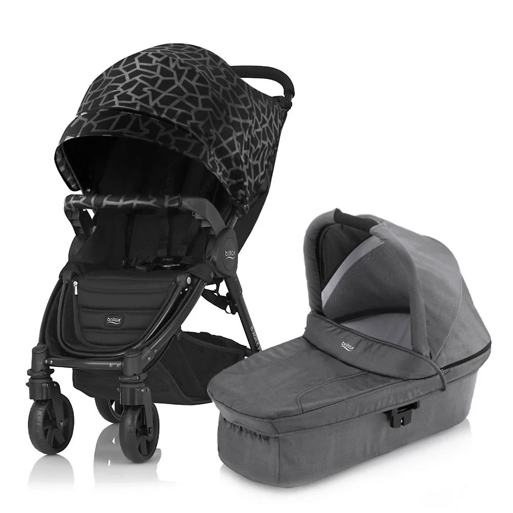 Britax B-Agile Plus - Геометрические узоры (Geometric Web / Black Denim)