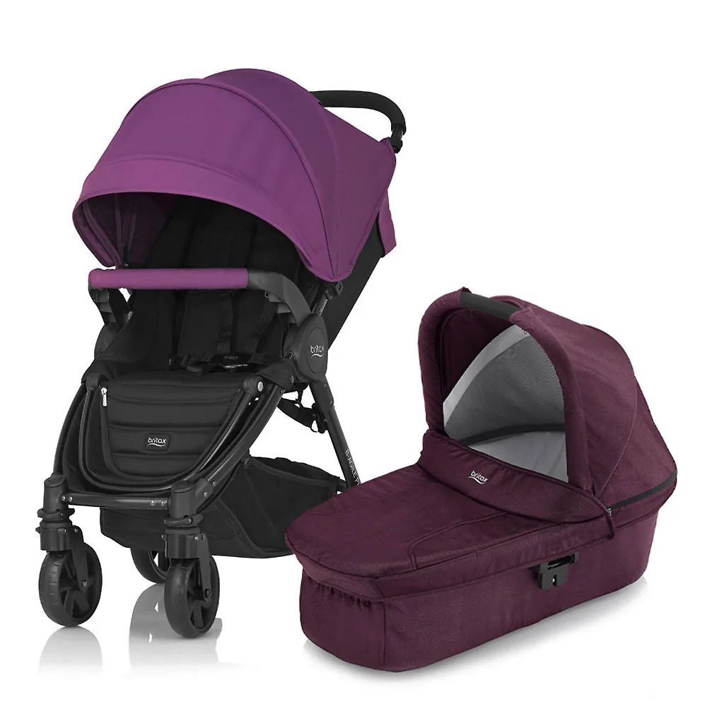 Britax B-Agile Plus - Тёмно-фиолетовый (Mineral Lilac / Wine Red Denim)