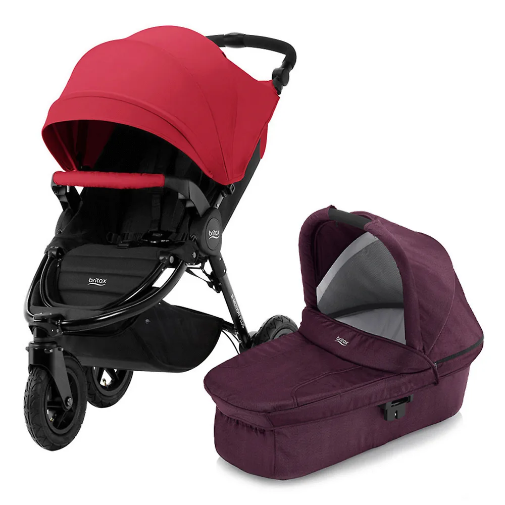 Britax B-Motion 3 Plus - Красный (Flame Red / Wine Red Denim)
