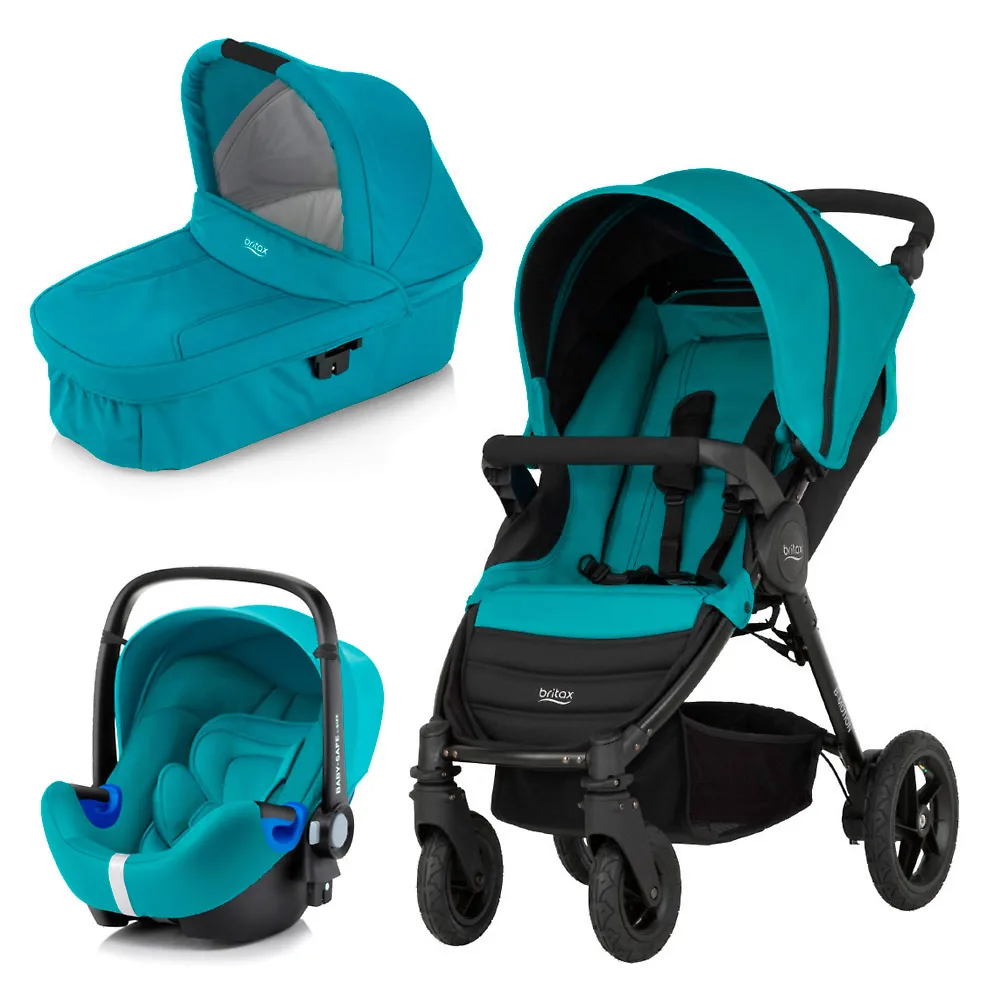 Britax B-Motion 4 + Baby Safe i-Size - Бирюзовый (Lagoon Green)