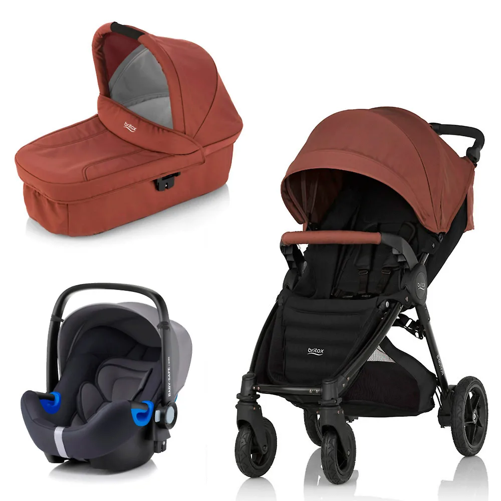 Britax B-Motion 4 Plus + Baby Safe i-Size - Коричневый (Wood Brown)