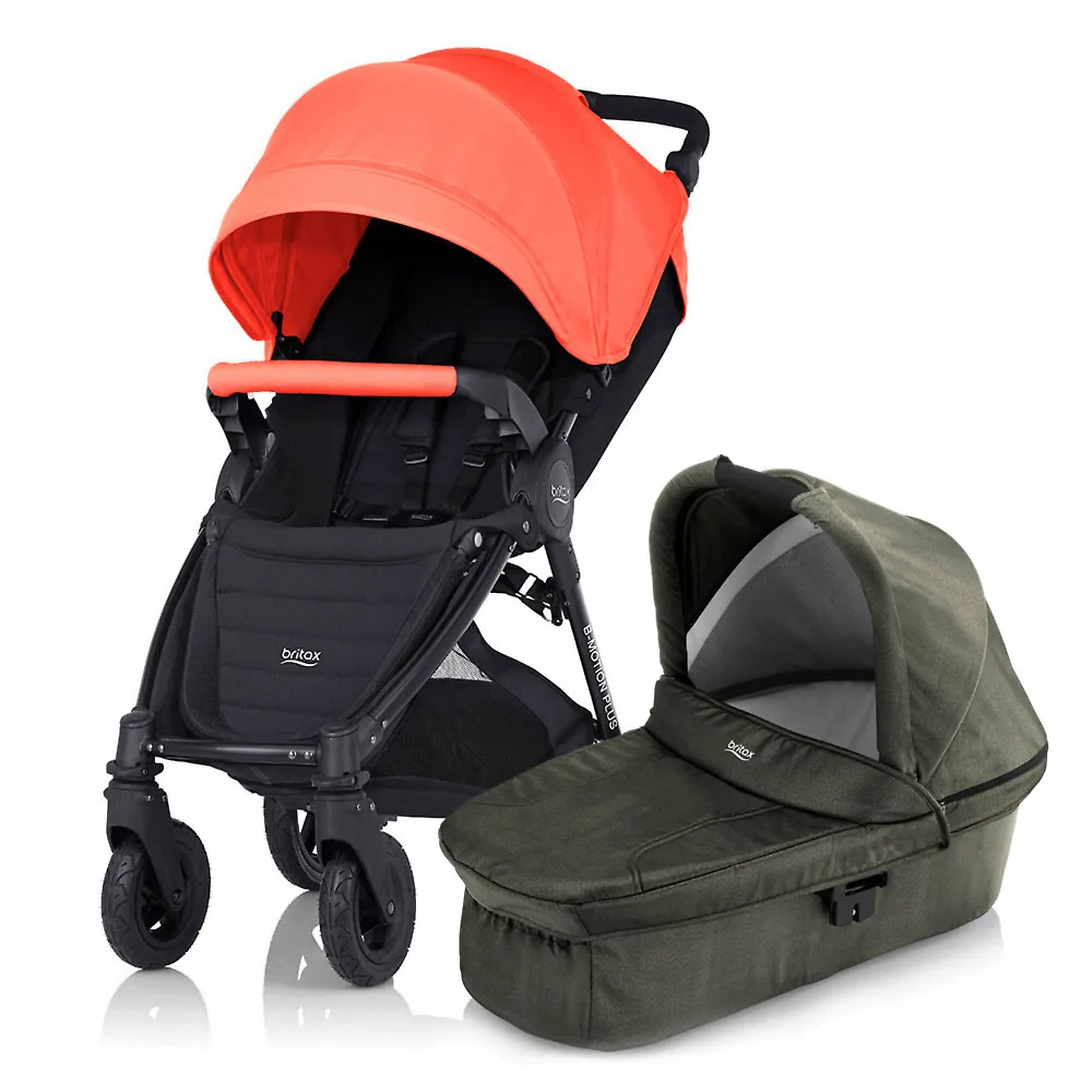 Britax Römer B-Motion 4 Plus - Коралловый (Coral Peach / Olive Denim)