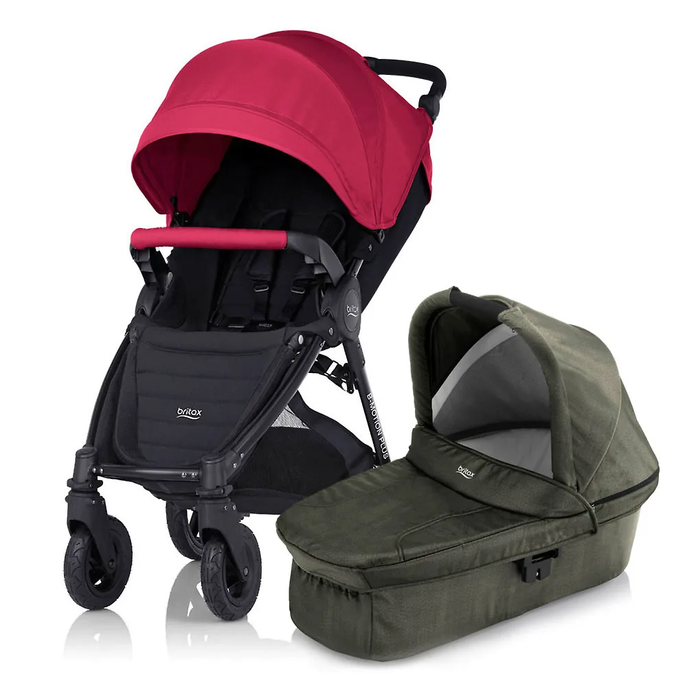 Britax Römer B-Motion 4 Plus - Винный (Wine Red / Olive Denim)
