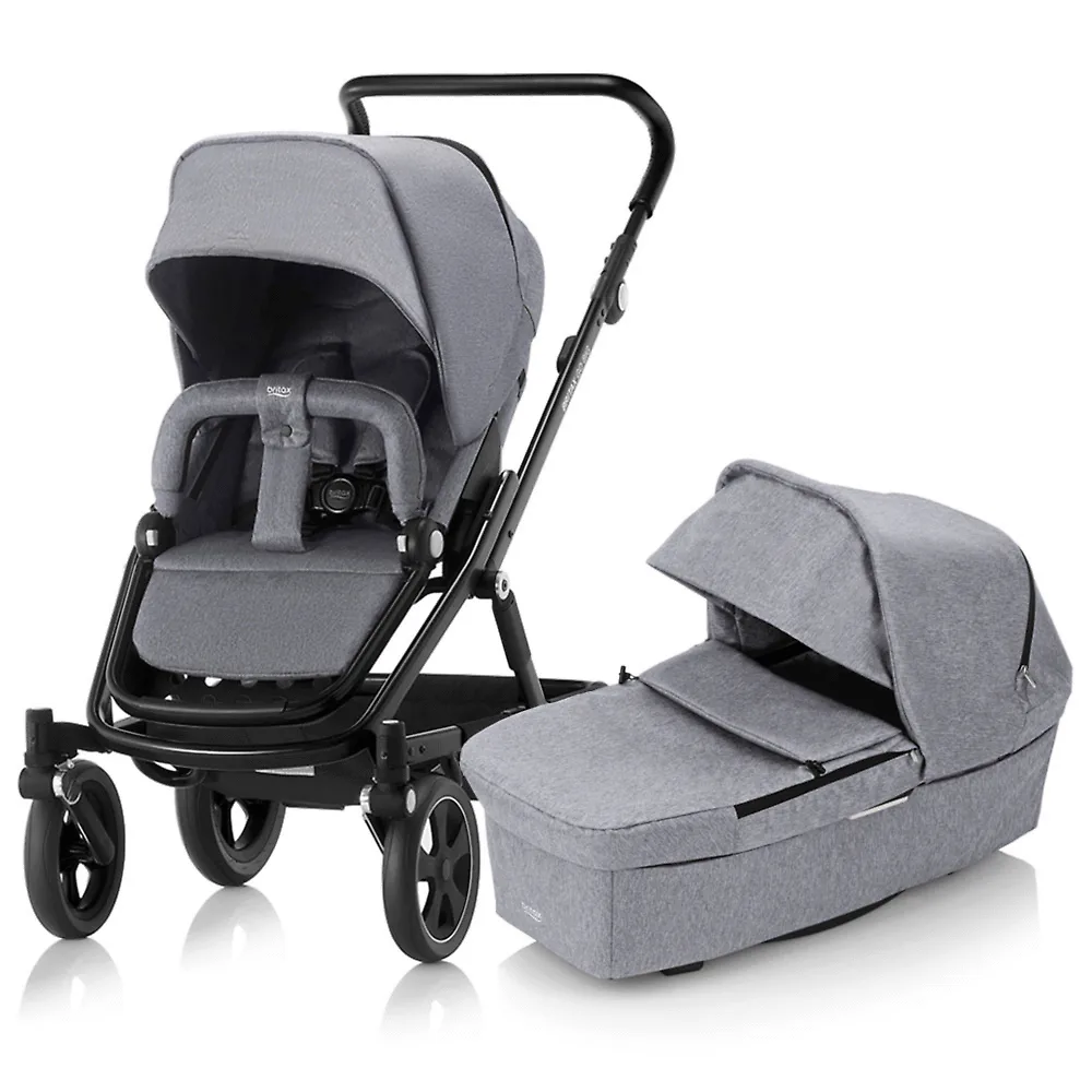 Britax Römer Go Big 2 - Серый / Чёрная рама (Grey Melange / Black)