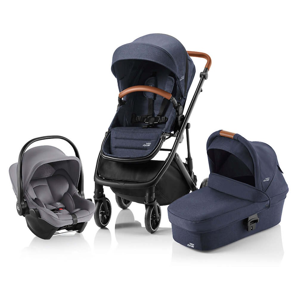 Britax Römer Strider M + Baby-Safe Core - Синий (Navy Ink / Frost Grey)