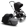 Bugaboo Bee 6 ALU - Серый меланж / Чёрный (Grey Melange / Black)