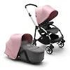 Bugaboo Bee 6 ALU - Серый меланж / Розовый (Grey Melange / Soft Pink)