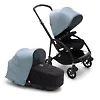 Bugaboo Bee 6 BLACK - Чёрный / Голубой (Black / Vapor Blue)