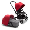 Bugaboo Bee 6 BLACK - Серый меланж / Красный (Grey Melange / Red)