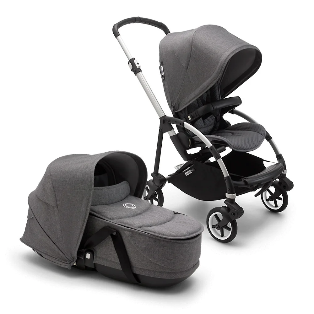 Bugaboo Bee 6 ALU - Серый меланж (Grey Melange)