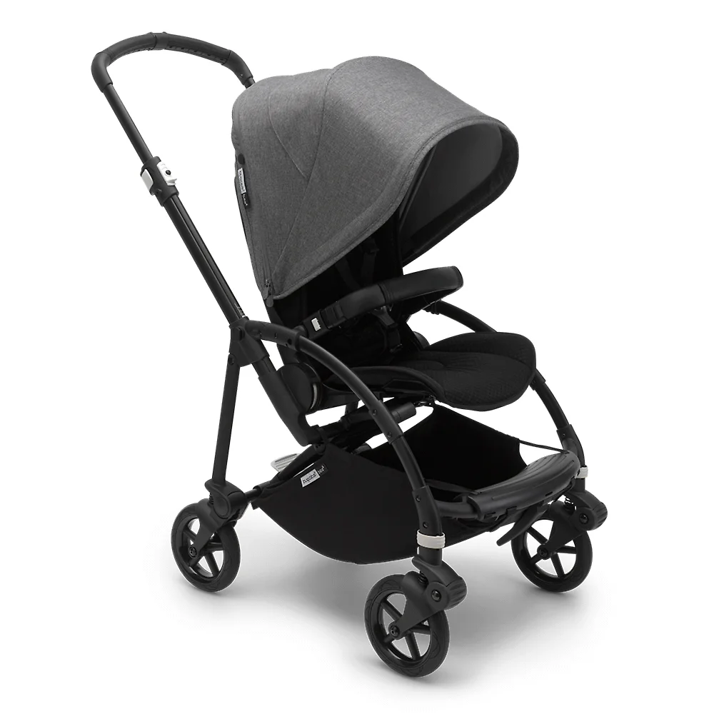 Bugaboo Bee 6 BLACK - Чёрный / Серый меланж (Black / Grey Melange)