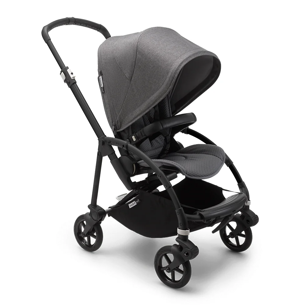 Bugaboo Bee 6 BLACK - Серый меланж (Grey Melange)