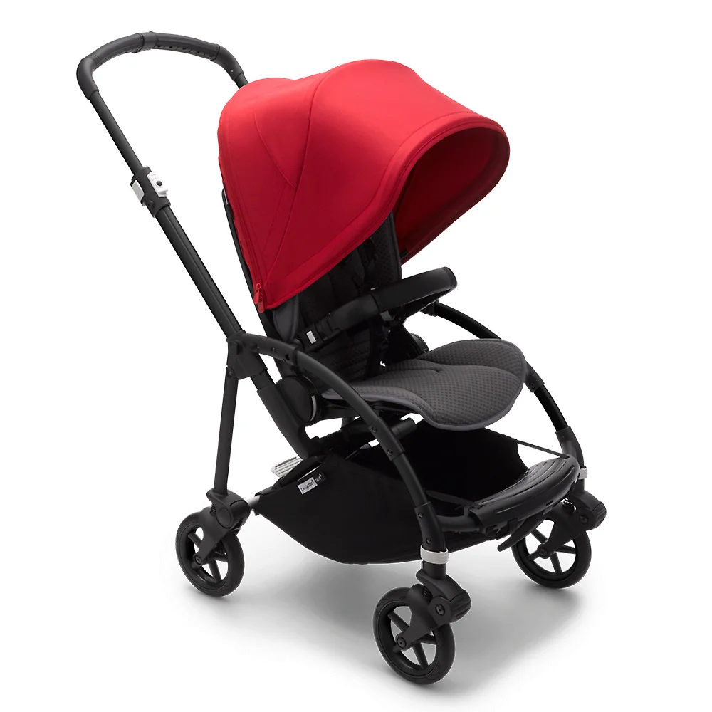 Bugaboo Bee 6 BLACK - Серый меланж / Красный (Grey Melange / Red)