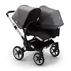 Bugaboo Donkey 3 Duo ALU - Чёрный / Серый Меланж (Black / Grey Melange)