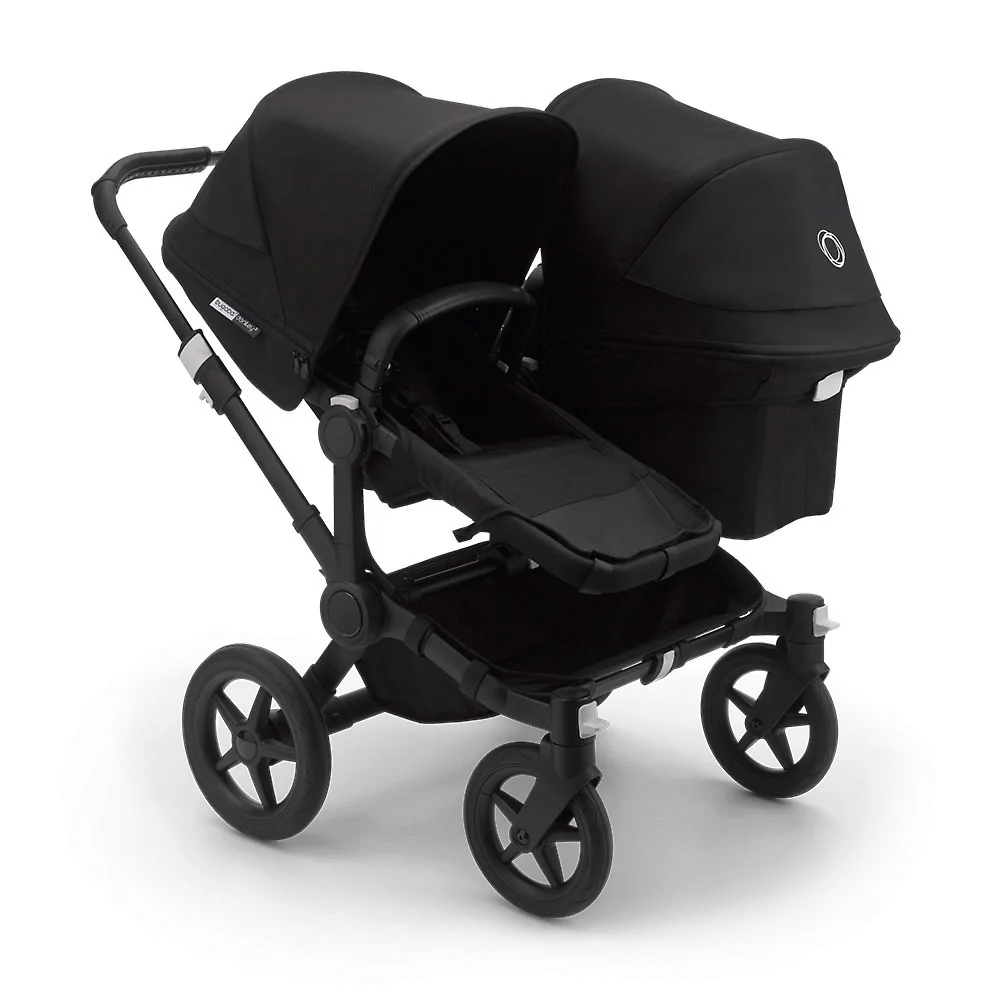 Bugaboo Donkey 3 Duo BLACK - Чёрный (Black)