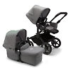 Bugaboo Donkey 5 Mono BLACK - Серый меланж (Grey Melange)