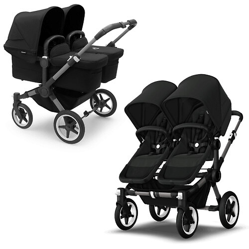 Bugaboo Donkey 5 Twin GRAPHITE - Чёрный (Midnight Black)