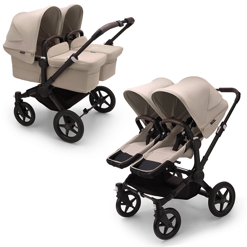 Bugaboo Donkey 5 Twin BLACK - Бежевый (Desert Taupe)