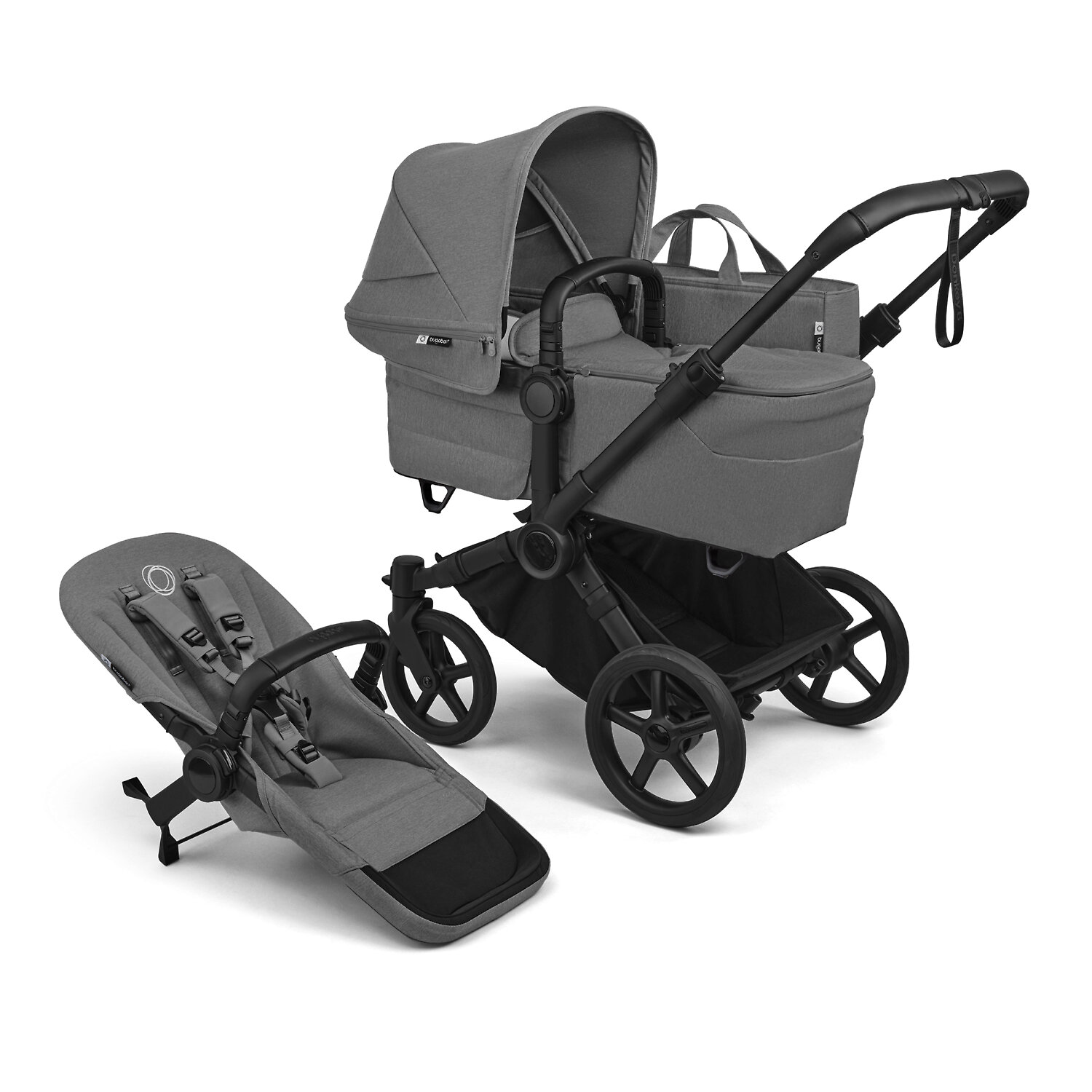 Bugaboo Donkey 6 Complete - Серый (Moon Grey)