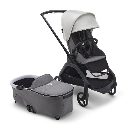 Bugaboo Dragonfly BLACK - Серый меланж / Белый (Grey Melange / Misty White)