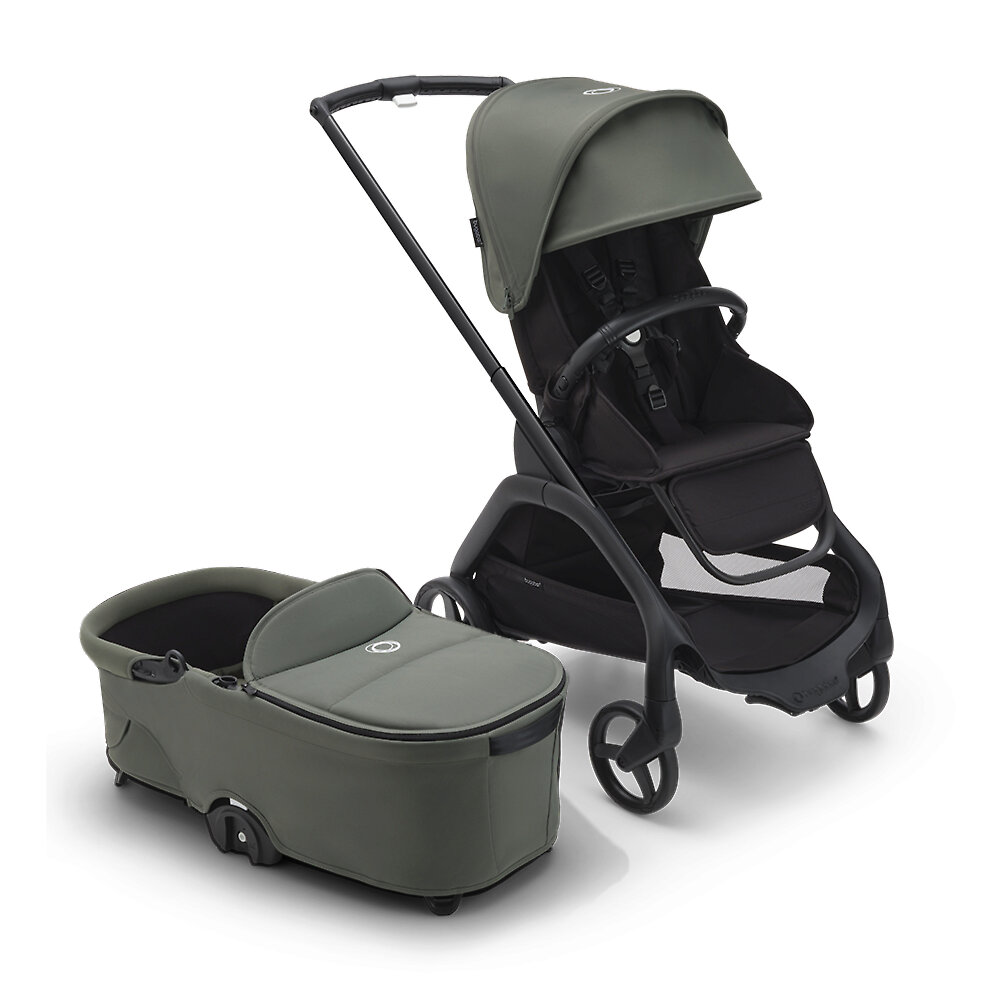 Bugaboo Dragonfly BLACK - Чёрный / Зелёный /Зелёный (Black / Forest Green / Forest Green)