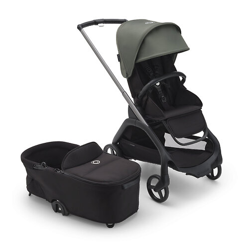 Bugaboo Dragonfly GRAPHITE - Чёрный / Зелёный (Black / Forest Green)