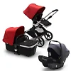Bugaboo Fox 2 ALU - Чёрный / Красный (Black / Red)