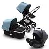 Bugaboo Fox 2 ALU - Чёрный / Голубой (Black / Vapor Blue)