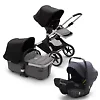 Bugaboo Fox 2 ALU - Серый Меланж / Чёрный (Grey Melange / Black)